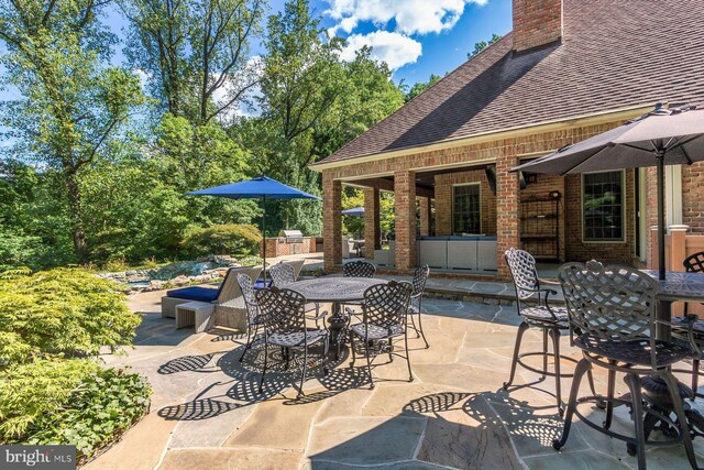 3500 Windy Bush Rd, New Hope, PA 18938 - view of patio with outdoor dining space