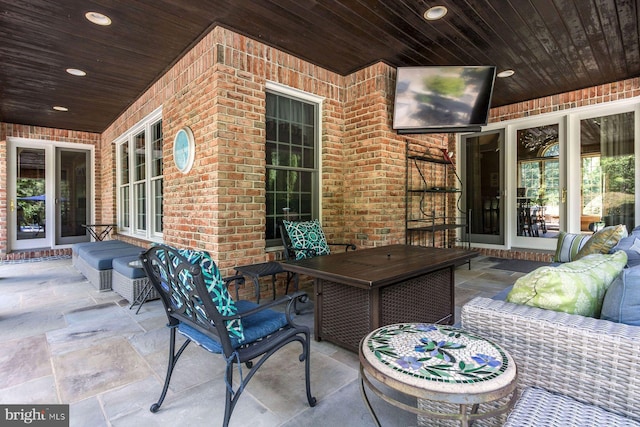 3500 Windy Bush Rd, New Hope, PA 18938 - view of patio / terrace featuring outdoor dining area