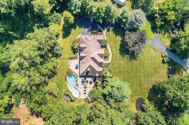 3500 Windy Bush Rd, New Hope, PA 18938 - aerial view of a pool area