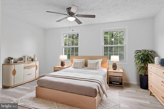 8456 Rocky Knob Ct, Lorton, VA 22079 - bedroom with light wood-style floors and ceiling fan
