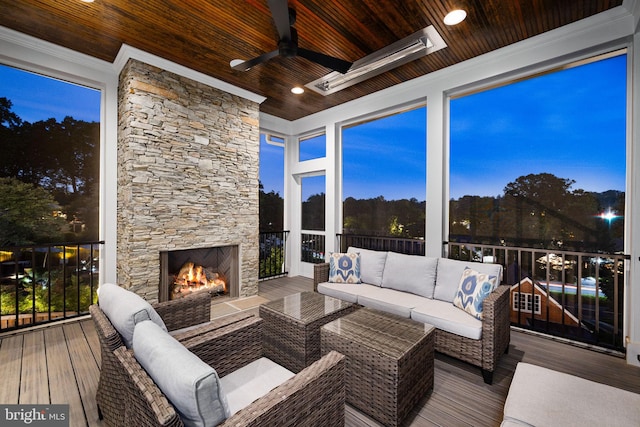 3433 N Edison St, Arlington, VA 22207 - view of sunroom / solarium