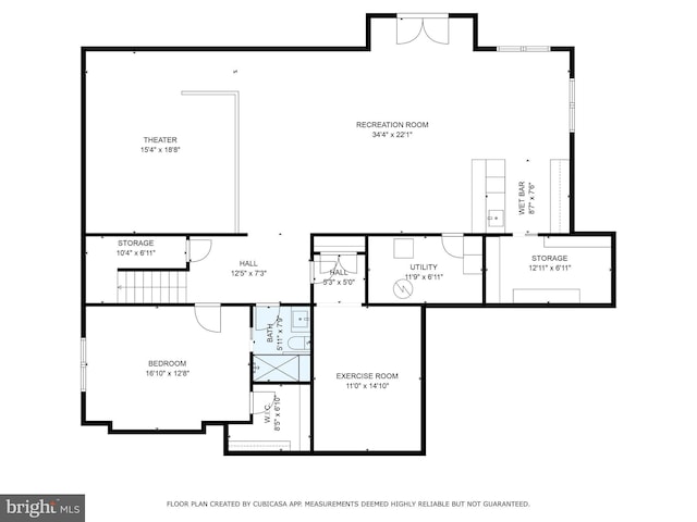 3433 N Edison St, Arlington, VA 22207 - view of room layout