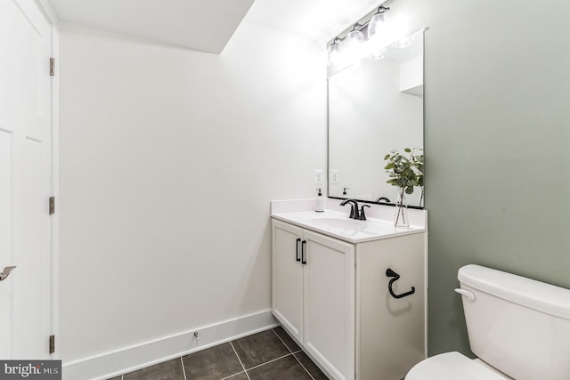 500 Halma Ct, Havre De Grace, MD 21078 - half bath featuring vanity and tile patterned flooring