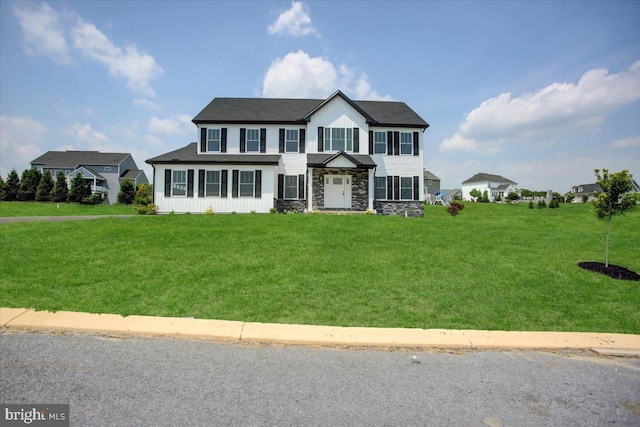 6 Suebecca Dr, Carlisle, PA 17013 - view of front of property with stone siding and a front lawn