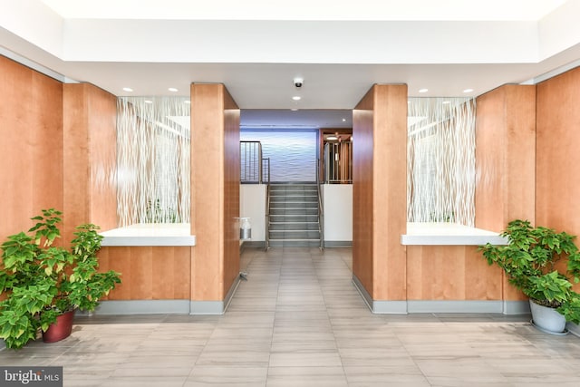 355 I St SW Unit S-102, Washington, DC 20024 - community lobby with stairs and a security system