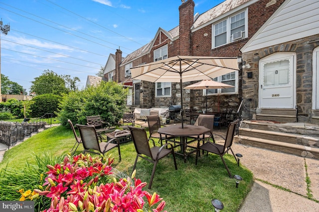 246 Le Carra Dr, Lansdowne, PA 19050 - view of patio / terrace featuring entry steps