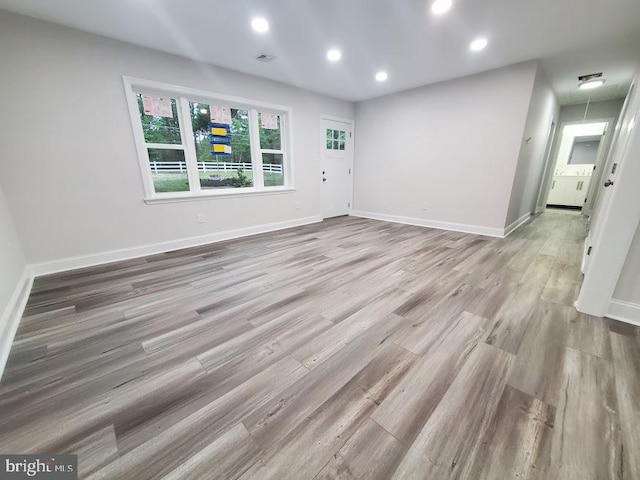258 Ridge Rd, Browns Mills, NJ 08015 - empty room featuring wood finished floors and recessed lighting