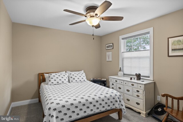 47 Sherwood Ln, Westampton, NJ 08060 - bedroom with a ceiling fan and light colored carpet
