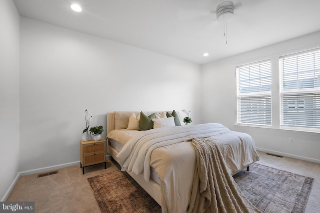 1025 Overlook Way, Laurel, MD 20707 - bedroom featuring light carpet and recessed lighting