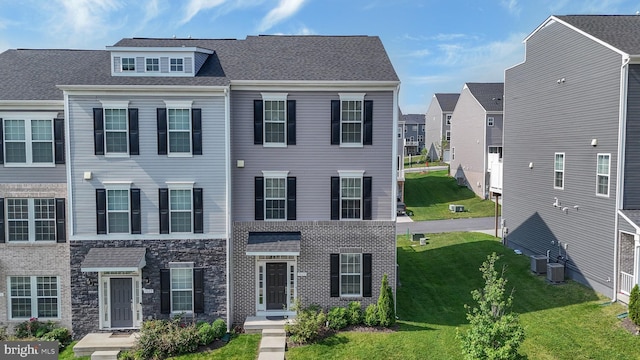 1025 Overlook Way, Laurel, MD 20707 - view of front of house featuring a front lawn