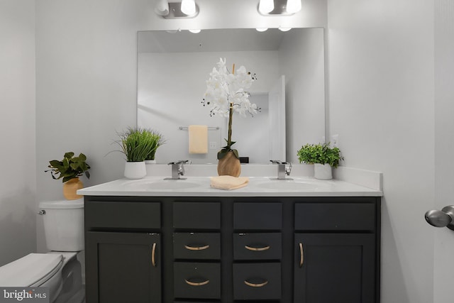 1025 Overlook Way, Laurel, MD 20707 - full bath with double vanity and toilet