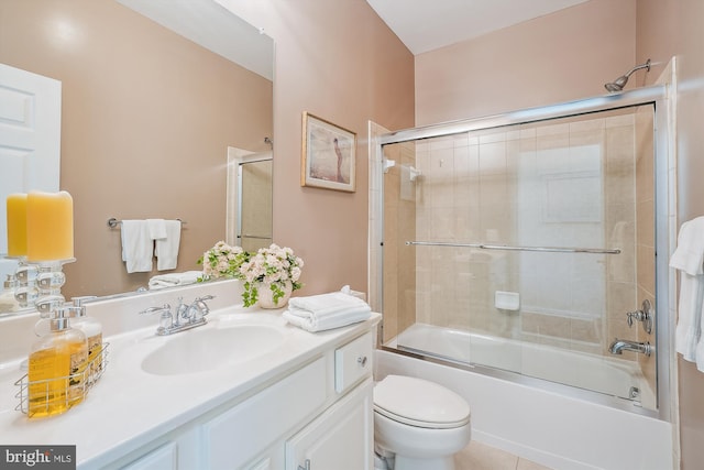 16916 Four Seasons Dr, Dumfries, VA 22025 - bathroom with vanity and combined bath / shower with glass door