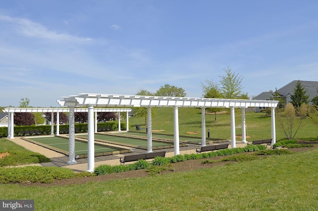 16916 Four Seasons Dr, Dumfries, VA 22025 - view of grassy yard featuring a bocce ball area