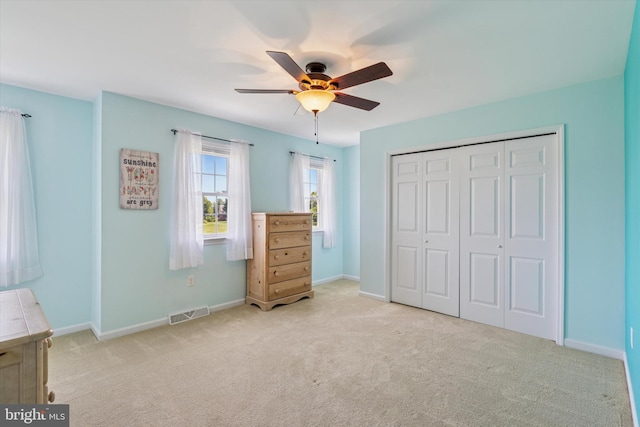 5790 Cedar Glen Dr, Narvon, PA 17555 - carpeted bedroom featuring a closet and a ceiling fan