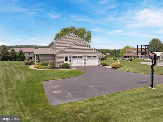 5790 Cedar Glen Dr, Narvon, PA 17555 - view of front of home with a front lawn, driveway, and a garage