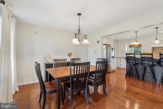 5790 Cedar Glen Dr, Narvon, PA 17555 - dining space featuring dark wood-type flooring