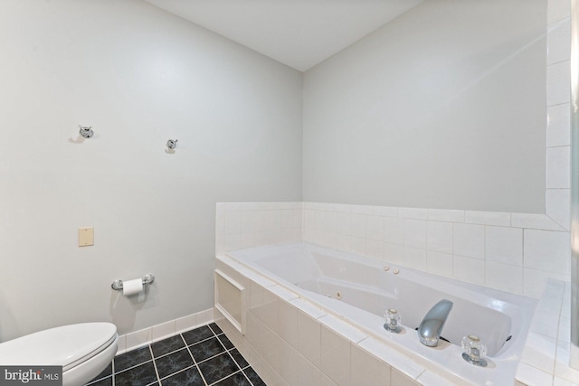 6908 Fairfax Dr Unit 202, Arlington, VA 22213 - full bathroom featuring a tub with jets and tile patterned floors