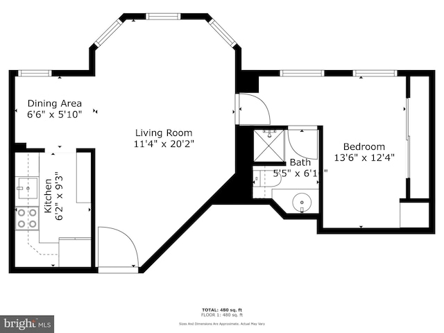 1615 Q St NW Unit 1001, Washington, DC 20009 - view of property floor plan
