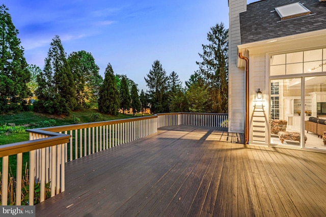 501 Van Lears Run, Villanova, PA 19085 - view of wooden deck