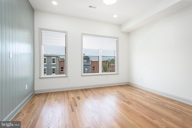 3116 Clifford St Unit 2, Philadelphia, PA 19121 - empty room with light wood finished floors and recessed lighting
