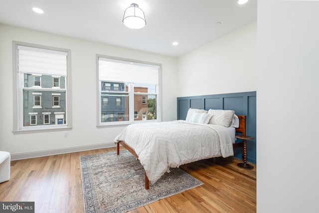 3116 Clifford St Unit 2, Philadelphia, PA 19121 - bedroom with wood finished floors and recessed lighting