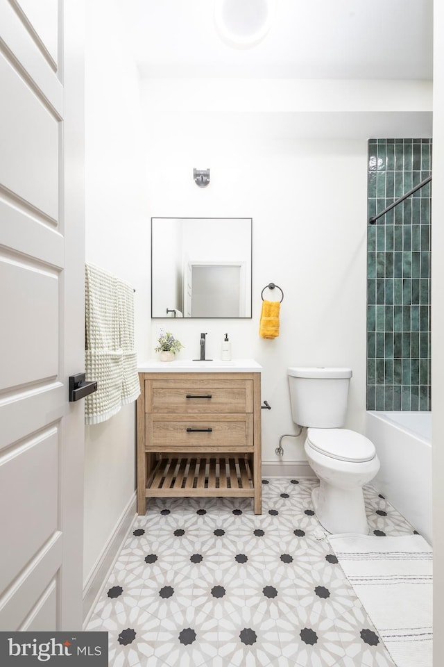 3116 Clifford St Unit 2, Philadelphia, PA 19121 - full bathroom featuring vanity and baseboards