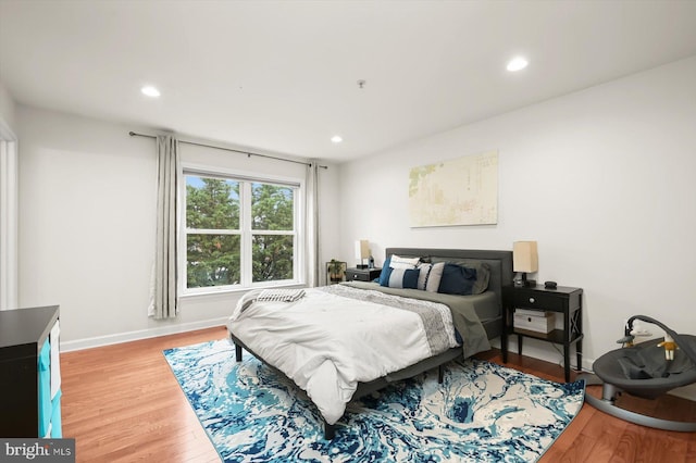 1506 Stack St, Baltimore, MD 21230 - bedroom with light wood-style floors and recessed lighting