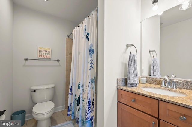 1506 Stack St, Baltimore, MD 21230 - full bathroom featuring tile patterned floors, vanity, and a shower with curtain