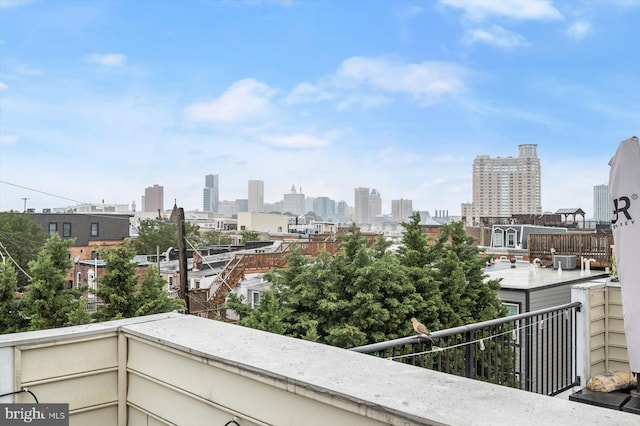 1506 Stack St, Baltimore, MD 21230 - balcony featuring a view of skyline