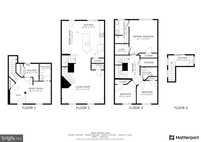 1506 Stack St, Baltimore, MD 21230 - view of property floor plan