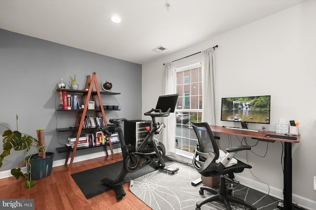 1506 Stack St, Baltimore, MD 21230 - office featuring wood finished floors and recessed lighting