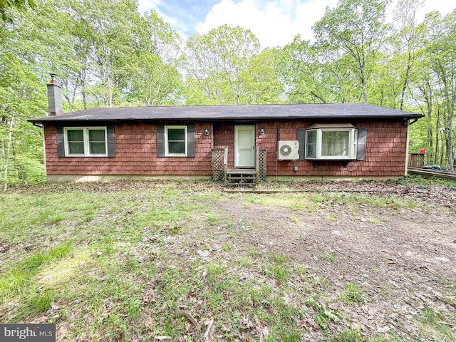 751 Hudson Dr, Weatherly, PA 18255 - single story home featuring a chimney and entry steps