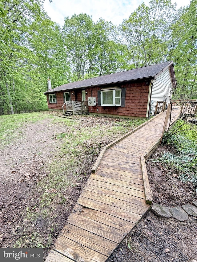 751 Hudson Dr, Weatherly, PA 18255 - view of single story home