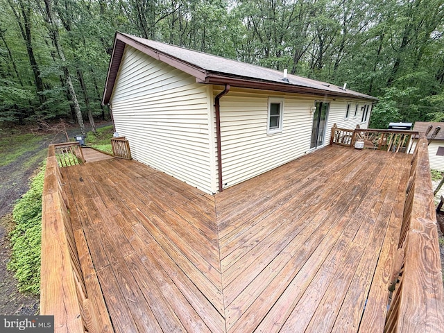 751 Hudson Dr, Weatherly, PA 18255 - wooden terrace with grilling area