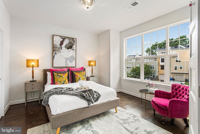 3334 7th St NE, Washington, DC 20017 - bedroom with hardwood / wood-style floors and baseboards