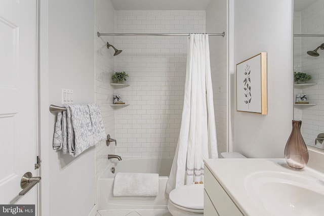 3334 7th St NE, Washington, DC 20017 - full bath featuring shower / bathtub combination with curtain and vanity