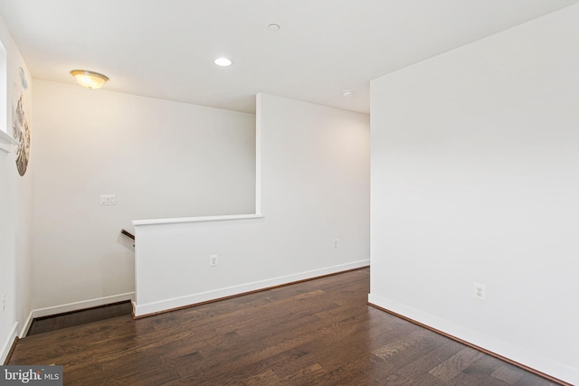 3334 7th St NE, Washington, DC 20017 - unfurnished room featuring wood finished floors and recessed lighting