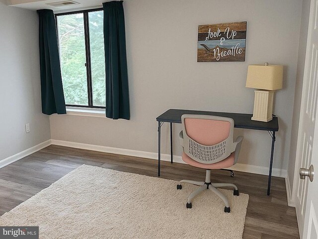 9633 White Acre Rd Unit C2, Columbia, MD 21045 - office featuring wood finished floors