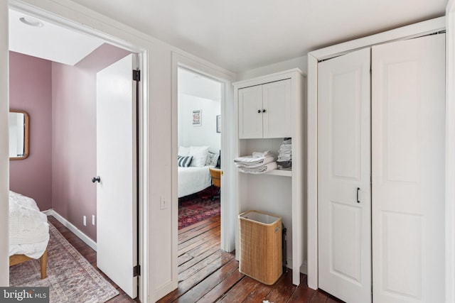 765 S 2nd St Unit G, Philadelphia, PA 19147 - corridor with dark wood-type flooring and baseboards