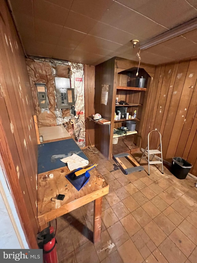 815 S Cypress Ct, Sterling, VA 20164 - misc room featuring wood walls and electric panel