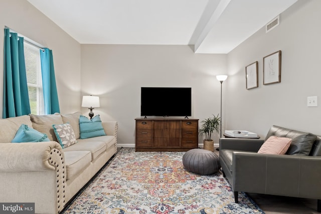 65 Petersburg Ln, Duncannon, PA 17020 - carpeted living room featuring baseboards