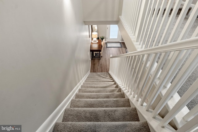 65 Petersburg Ln, Duncannon, PA 17020 - stairs with wood finished floors
