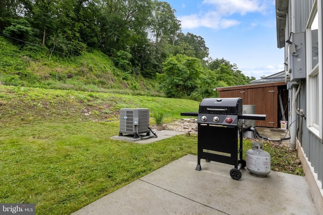 65 Petersburg Ln, Duncannon, PA 17020 - view of patio featuring a grill