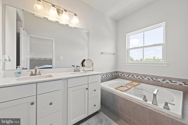 135 Burkwood Ter, Lake Frederick, VA 22630 - full bathroom with double vanity and a bath
