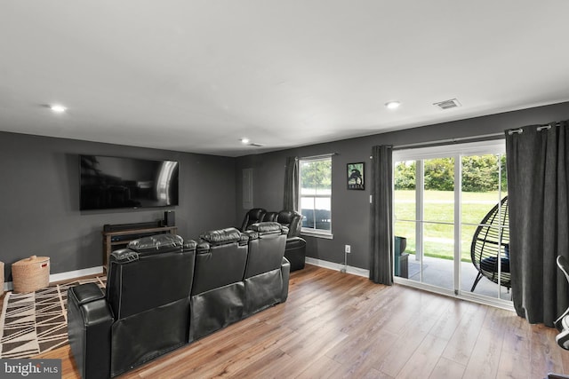 135 Burkwood Ter, Lake Frederick, VA 22630 - cinema featuring wood finished floors and recessed lighting