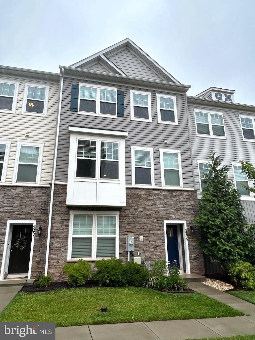 2253 Pagefield Way, Odenton, MD 21113 - view of property featuring stone siding
