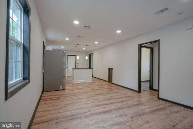 11 Sunset Ln, Bridgeton, NJ 08302 - unfurnished room with light wood-type flooring, recessed lighting, and a smoke detector