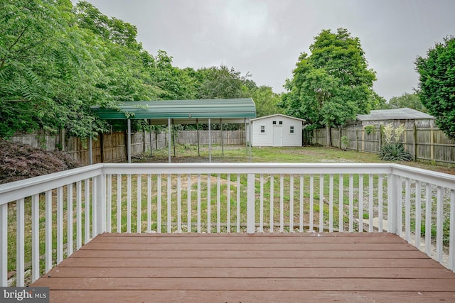 11 Sunset Ln, Bridgeton, NJ 08302 - wooden terrace with a fenced backyard and a shed