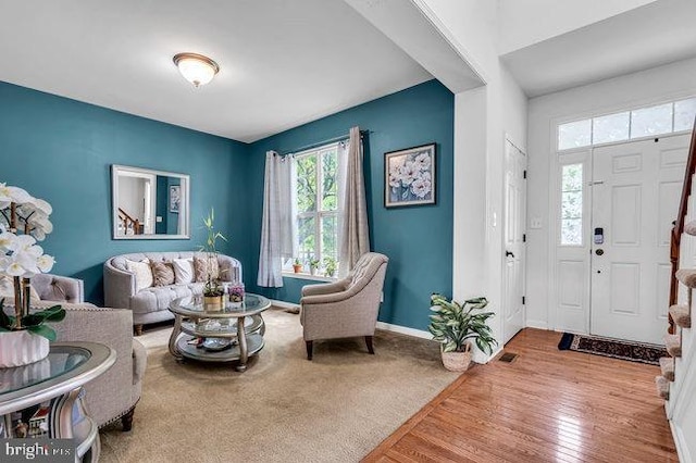 30 Homestead Dr, Pemberton, NJ 08068 - foyer featuring wood finished floors and baseboards