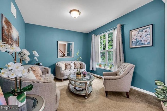 30 Homestead Dr, Pemberton, NJ 08068 - living area featuring carpet and baseboards